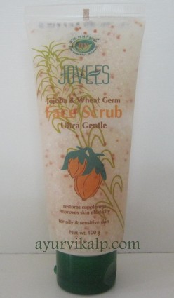 Jovees Jojoba & Wheat Germ FACE SCRUB Ultra Gentle 100gm for Oily & Sensitive Skin